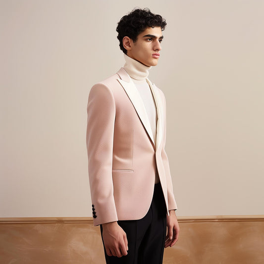 Pink Velvet Dinner Jacket — Made to Measure